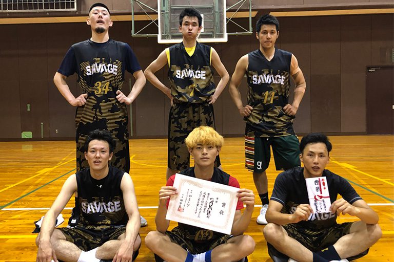 SAVAGE様 バスケゲームウェア オーダー事例