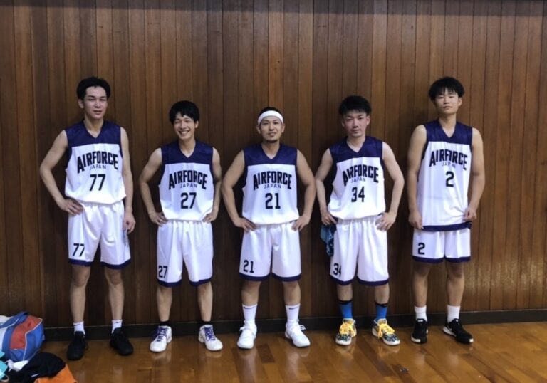 AIRFORCE様　バスケゲームウェア　オーダー事例
