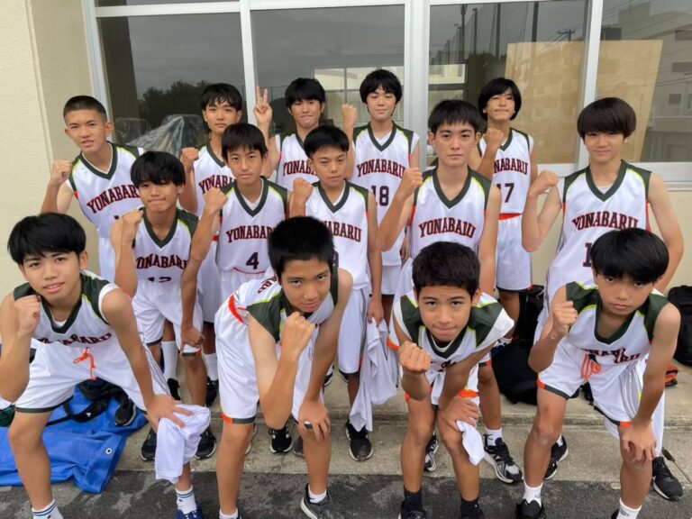 YONABARU様　バスケゲームウェア　オーダー事例