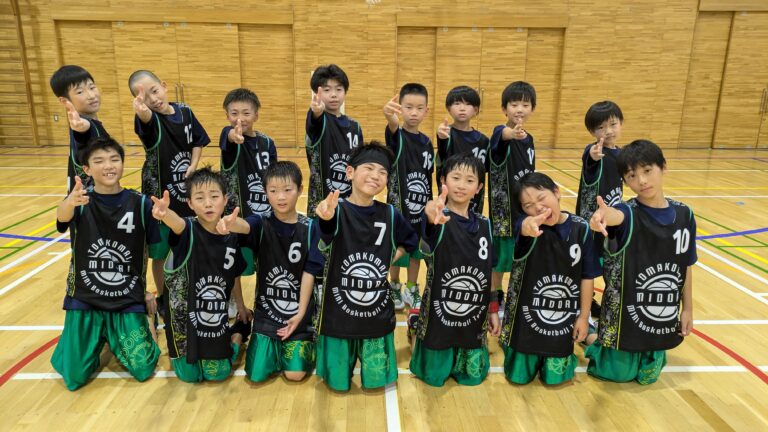 TOMAKOMAIMIDORI様 バスケリバーシブルウェア オーダー事例