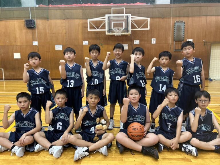 HIGASHIAGO様　バスケゲームウェア　オーダー事例