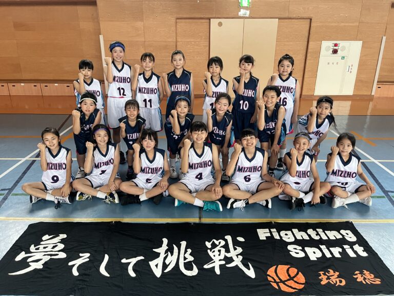 MIZUHO様 バスケゲームウェア オーダー事例