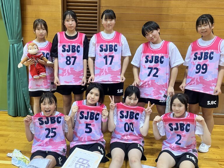 SJBC様　バスケリバーシブルウェア　オーダー事例